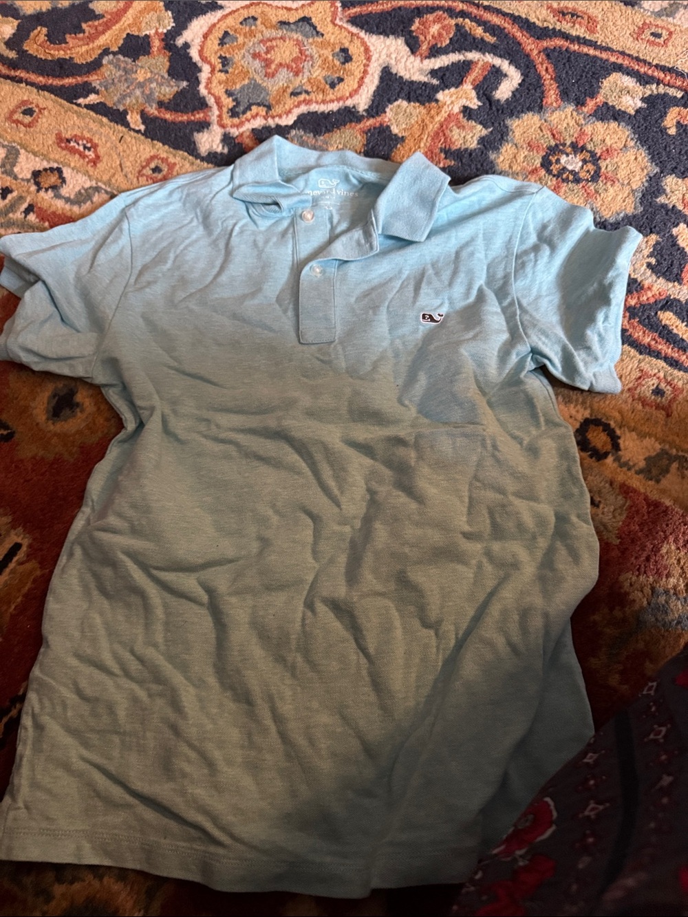 Vineyard Vines Light jade  Polo with Whale Logo